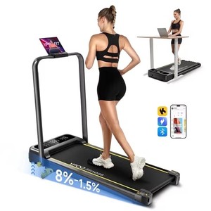 lot 200 image: $200 YPOO Walking Pad with Incline, Foldable Treadmill, 300-lb