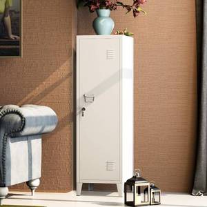 $100 MIOCASA Metal Cabinet with Doors & Shelves, Lockable File Cabinet