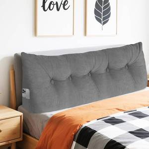 lot 211 image: $50 Headboard Queen Pillow Triangular Bed Wedge Backrest Cushion