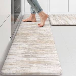 lot 214 image: KIMODE Anti-Fatigue Mats 2-Piece, Memory Foam 17x4717x29