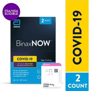 lot 254 image: BinaxNOW COVID-19 Antigen Self-Test Kit, 15 Min Results, 2 Tests