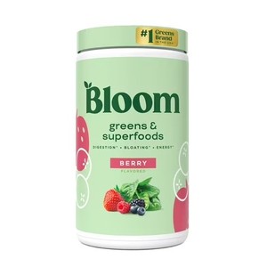 lot 260 image: Bloom Nutrition Greens & Superfoods Powder Mixed Berry 25 Servings