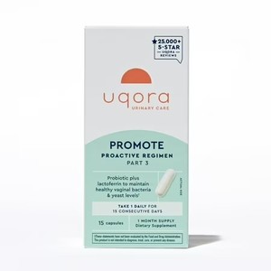 lot 266 image: Uqora Promote Probiotic with Lactobacillus Rhamnosus-15 Capsules