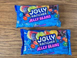lot 302 image: 2 Pack Jolly Ranchers Jelly Beans, 14oz