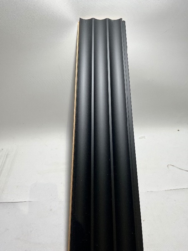 lot 109 image: AGT Black Wall Panel Curved Design 8 x 5