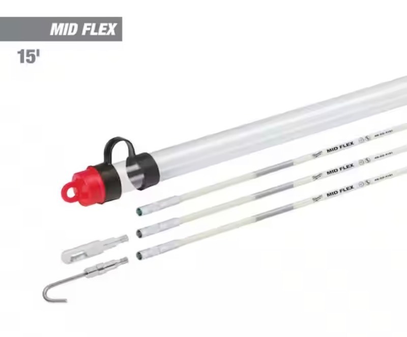 lot 102 image: 15 ft. Mid Flex Fiberglass Fish Stick Kit with Accessories