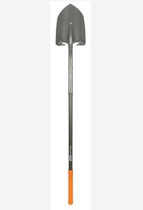 lot 14 image: Fiskars 397900-1001 Pro Digging Shovel, Steel Blade, Aluminum Handle, Soft Grip Handle, 60 in L Handle