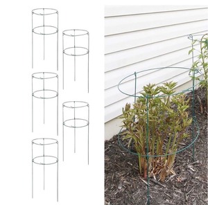 lot 189 image: MTB Supply 5 Pack 36 x 18 Peony Double Ring Plant Support,Plant Support Stakes for Tomatoes Peony Lily Rose Plant Support Rings Peony Cages for Outdoor Plants Flowers Vegetables
