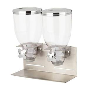 lot 2005 image: Designer Edition Stainless Steel Double Food Dispenser