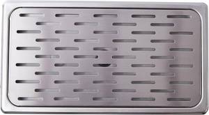 lot 2011 image: Stainless Steel Drip Tray - Perfect for Homes, Clubs, Bars, Cafes, Restaurants, Hotels, Or Commercial Use - Easy to Clean, No Drainage Required (S)
