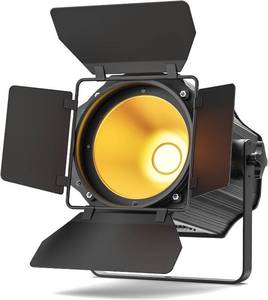 $160 200W Stage Lights Spotlights with Barn Doors, Dual-Color Warm and Cool White COB Par Can Lights with DMX Control, DMX512 Sound Activated LED Uplights for Events Weddings Theaters Indoor Outdoor