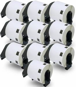 lot 2097 image: BETCKEY - Compatible Barcode Labels Replacement for Brother DK-1209 (2.4 in x 1.1 in), Use with Brother QL Label Printers 10 Rolls8000 Labels
