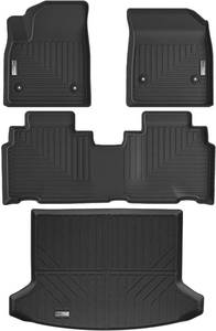 lot 3004 image: Floor Mats & Cargo Liner for Honda Prologue 2024 2025 2026 Chevy Chevrolet Blazer EV 2024 2025 2026,1st 2nd Row with Trunk Mat,TPE All Weather Floor Liner Black