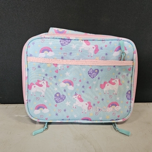lot 3033 image: mibasies Kids Insulated Lunch Box for Girls Rainbow Unicorn Bag