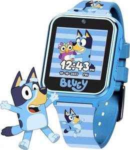 lot 3036 image: Bluey Kids Smartwatch with Camera, Games, Pedometer and Audio Recorder for Creative Play and Learning, 1.5 Touchscreen, Blue, Fits 5.5-8.0 Wrists, for Boys and Girls Ages 3
