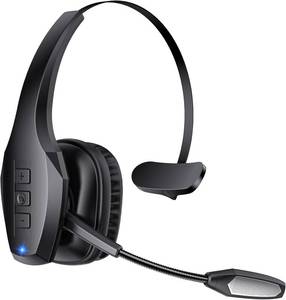 lot 3072 image: Trucker Bluetooth Headset, Wireless Headset with Mic, Bluetooth Headsets with Dual Noise Cancelling Microphone & Mute Button, 55Hrs Working Time PC Headsets for Cell Phones, Computer, Truck Driver