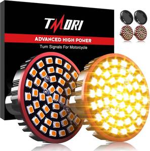 lot 3074 image: Upgraded Motorcycle Rear LED Turn Signals 2-Inch 1156 Bullet Rear Turn Signals with 2 Smoke Lens Covers   Super Bright, Compatible with Har-leyDavidson Touring, Sportster, Dyna & Softail (2001 2021)
