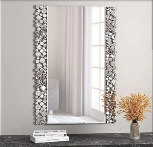 lot 3095 image: Kohros Modern 24 in. x 35 in. Rectangle Modern Decoration Wall Mirror