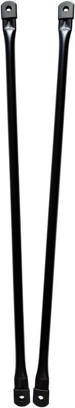 lot 161521 image: 3384cm Garden Swing Replacement Bars, Matte Black Metal Round Rods for Hanging Swing Seat to Frame(2PCSCTN)