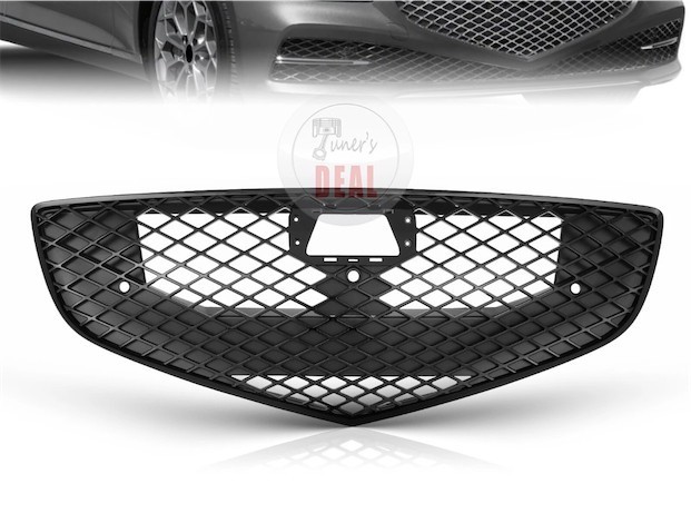 lot 361498 image: For 21-23 Genesis G80 Front Bumper Upper Grille Cam Option WSensor Holes Black
