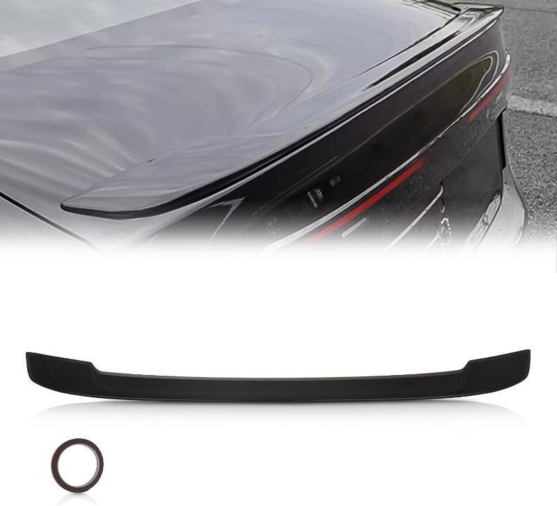 lot 461366 image: KARPAL Rear Trunk Spoiler Compatible with 2023-2024 Honda Accord OEM Sport Style Glossy Black