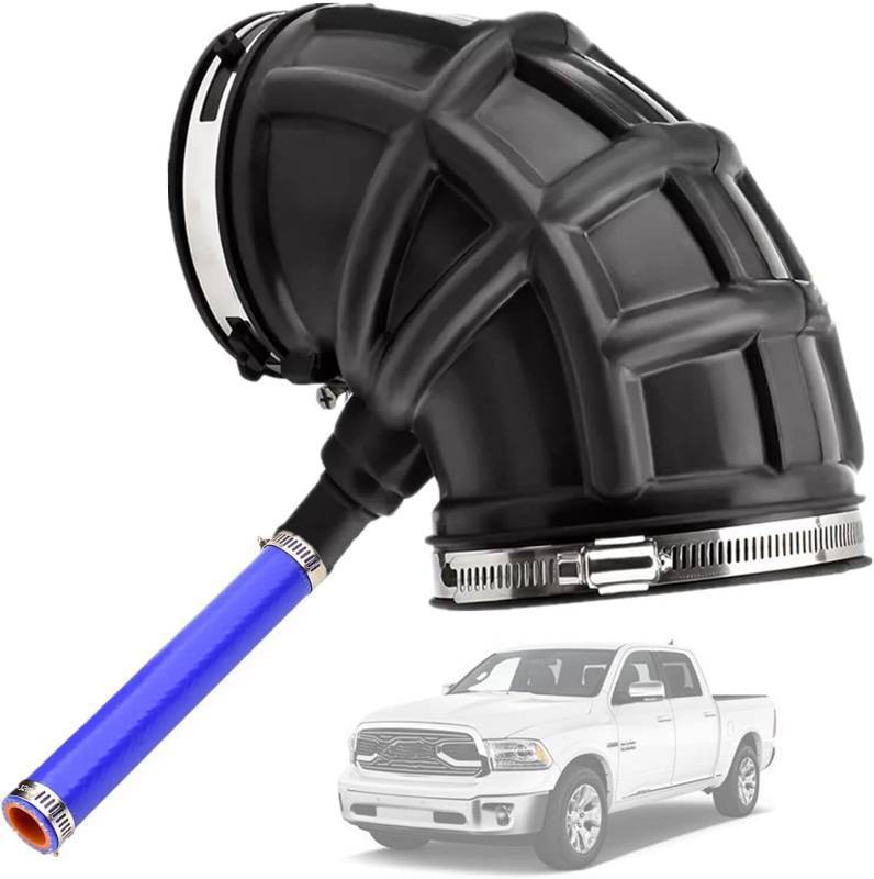 lot 461376 image: 53032944AL Air Intake Resonator Lower Hose Tube Duct,For 2007-2018 Dodge Ram 2500 3500 4500 5500 6.7 Liter Cummins, Intake Clean Air Duct Pipe SM-06395 53032944AC