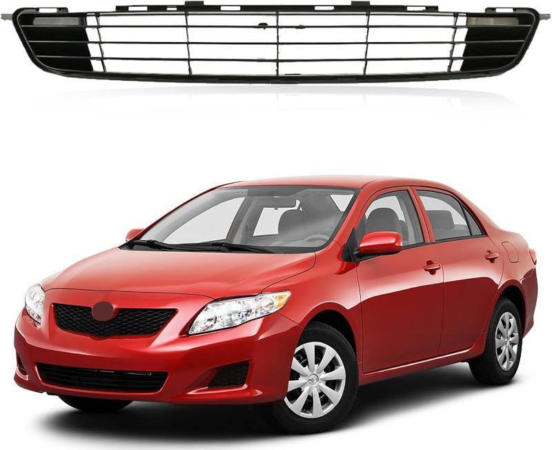 lot 251583 image: Front Bumper Mesh Air Intake Grille Replacement Shield fits 2009 2010 Toyota Corolla Front Black Air Intake Grill Replacement Kit 5311202120 TO1036111