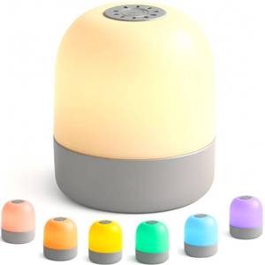 lot 60238 image: Saincustom Night Light for Kids, Baby Light for Nursery,12 Colors Changing Modes & Stepless Dimming, Nursery Night Lamp,Rechargeable Night Light for Breastfeeding,BPA Free,Touch Control - Retail $23