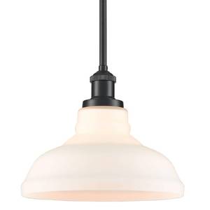 lot 60299 image: HOLKIRT Black Kitchen Pendant Light with Opal Glass Dimmable Hanging Rod Pendant Lighting for Kitchen Island, Kitchen Sink,Bedroom Dining Foyer,Adjustable Height - Retail $100
