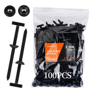 lot 60333 image: 2026 Upgrade nylon Cable Tie Buckle,Car Zipper Clip,Durable Button Zipper Retainer for Car Daily Repair (100PCS) - Retail $7