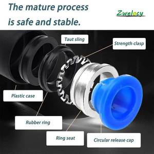 lot 60346 image: Push to Connect Fitting, Tube OD Pneumatic Quick Adapter Tubing Air Hose Line Pipe Fitting 8PCS (10mm) - Retail $5