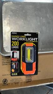 lot 60366 image: ATAK Hands Free Worklight 200 Lumens 180° Rotating Magnetic Base - Retail $0