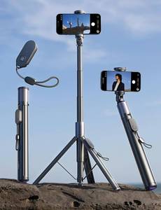 lot 3650 image: LISEN 0.01s-Open Phone Tripod for iPhone, 67 Selfie Stick Tripod with Remote, Extendable Cell Phone Tripod Stand, Perfect for Travel Video Recording Live Stream Vlog for iPhone 17 Pro Max & Android