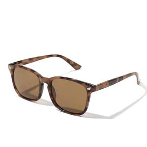 lot 3662 image: TIJN Polarized Sunglasses for Womens and Mens,Classic Square Frames Shades for UV Protection,Trendy Sunnies(Tortoise)