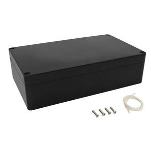 lot 3668 image: LeMotech Project Box ABS Plastic Junction Box IP65 Waterproof Hobby Box Electrical Boxes Universal Enclosure for Electronic Black 7.8 x 4.7 x 2.2 inch(200x120x56mm) Pack of 1