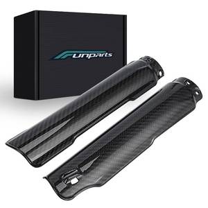 lot 3714 image: Funparts Carbon Fiber Fork Cover Guard for Surron Sur Ron Light Bee XS Electric Dirt Bike