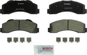 lot 3715 image: BOSCH BC1414 QuietCast Premium Ceramic Disc Brake Pad Set - Compatible with Select Ford Expedition, F-150 Lincoln Navigator FRONT