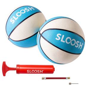 lot 3749 image: Sloosh 2 Packs 7 Pool Basketballs, Great for Floating Water Basketball Hoops, Swimming Water Toy for Kids and Adults, Pool Games Pool Party (Aquablue)
