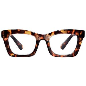 lot 3809 image: ZESAKER Oversized Square Reading Glasses for Women, Blue light Blocking Computer Readers, Fashion Spring Hinge Readers for Women (Brown Tortoise,1.5)