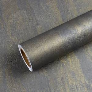 lot 3829 image: VEELIKE Navy Gold Concrete Peel and Stick Wallpaper Textured Metallic Industrial Wallpaper 15.7x118 Self Adhesive Blue Concrete Contact Paper Removable Cement Wall Paper for Bedroom Bathroom