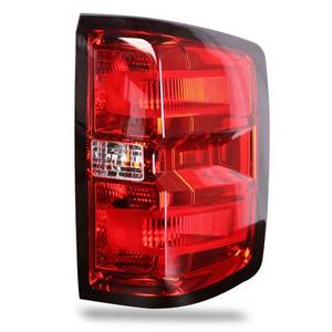 lot 3916 image: Lathsy Tail Light Compatible With 2014-2019 Chevy Silverado 1500 2500 HD GMC Sierra 3500 HD Right Passenger Side Taillight Replace 23141275 Halogen