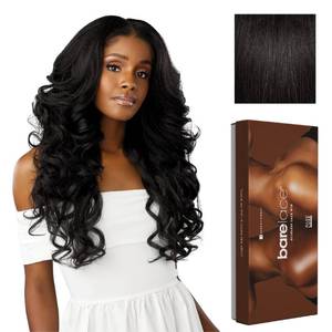 lot 5033 image: Sensationnel Bare Lace 13X6 Wigs - Unit 15 Lacefrontal Glueless Synthetic 180 Degree Preplucked Hairline (1B OFFBLACK)