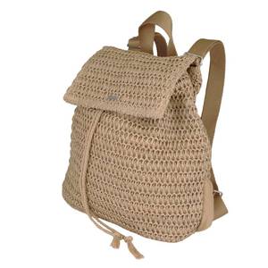 lot 5061 image: Roxy Spotless Sunnies Backpack  Straw  Beach  Vacation  Travel  Eco-Friendly  Lightweight  Natural
