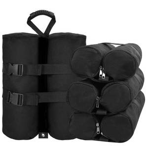 lot 5083 image: Plus Size Weight Bags(240 lbs) for Pop up Canopy Tent, 1680D Heavy Duty Leg Weights Sand Bags for Instant Outdoor Sun Shelter Canopy, Set of 4