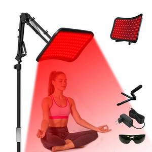 lot 5090 image: Relith Full-Body Red Light Therapy System Curved Panel with Dual 660nm &amp 850nm LEDs, Home Wellness Kit