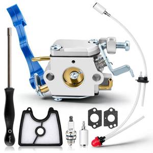 lot 5097 image: MOTOALL 590460102 Carburetor for Husq 125B Husqvarna125BX 125BVX Leaf Blower Trimmer for Zama C1Q-W37 Carb 545 08 18-11 581798001 545081811 545112101 with Air Filter Fuel Line Kit Snowblower
