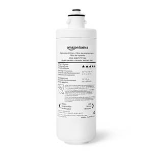 lot 5106 image: Amazon Basics Replacement Filter Cartridge for Under Sink Water Filter System, Reduces Chlorine, Bad Taste & Odor, NSFANSI 42 & 372 Certified, 1 Year Service Life, 11,000 Gallons, White