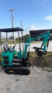lot 502 image: IndySTAR unused MH13RX Mini Excavator with Cab and Hydraulic Bucket