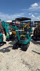 lot 2010 image: Unused CFG Industrial KV16R Mini Excavator 1.6 Ton - Teal