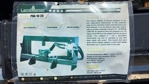 lot 50 image: Landhonor 3 point hitch adapter with pto